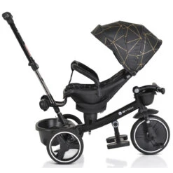 Cangaroo Fusion Black Driewieler Met Duwstang 110337 -Baby Thuis Verkoop cangaroo fusion black driewieler met duwstang 110337 9