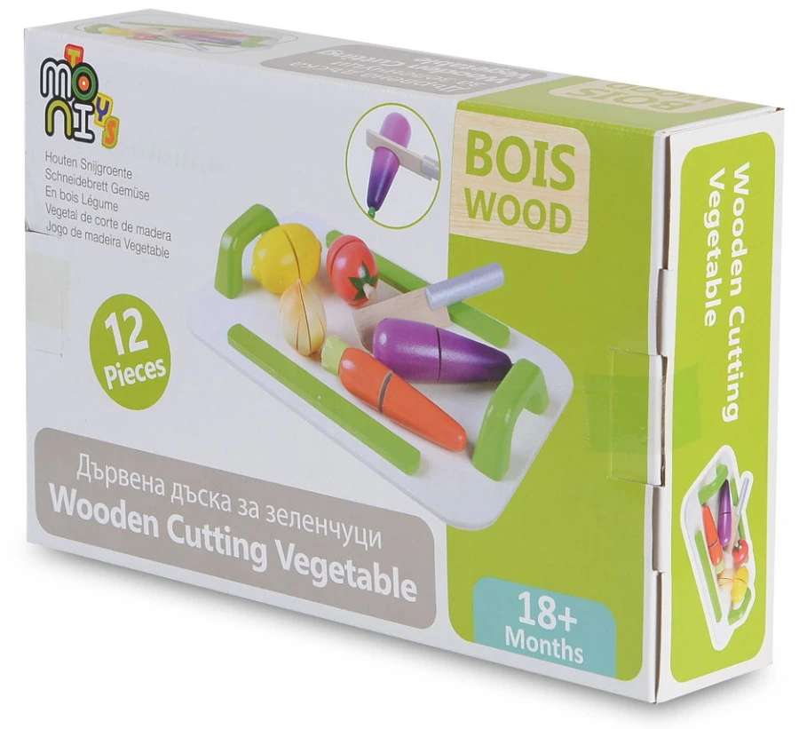 Cangaroo Houten Groenten Snij Set 4308 7 Cangaroo Houten Groenten Snij Set 4308 - Afbeelding 5