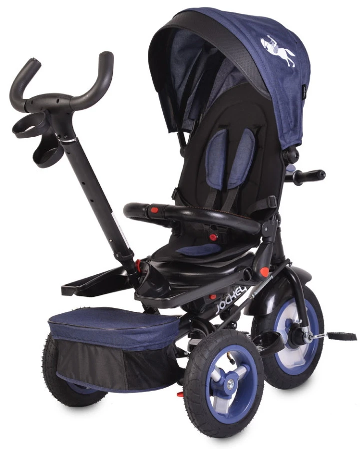 Cangaroo Jockey Trike Grey Stars Driewieler Met Duwstang En Zonnekap 5 Cangaroo Jockey Trike Grey Stars Driewieler Met Duwstang En Zonnekap - Afbeelding 3
