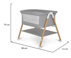 Cangaroo Kalinihta Wooden Grey Wieg 13 Cangaroo Kalinihta Wooden Grey Wieg -Baby Thuis Verkoop cangaroo kalinihta wooden grey wieg 7