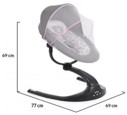 Cangaroo Meira Roze Babyschommel 109165 -Baby Thuis Verkoop cangaroo meira roze babyschommel 109165 9