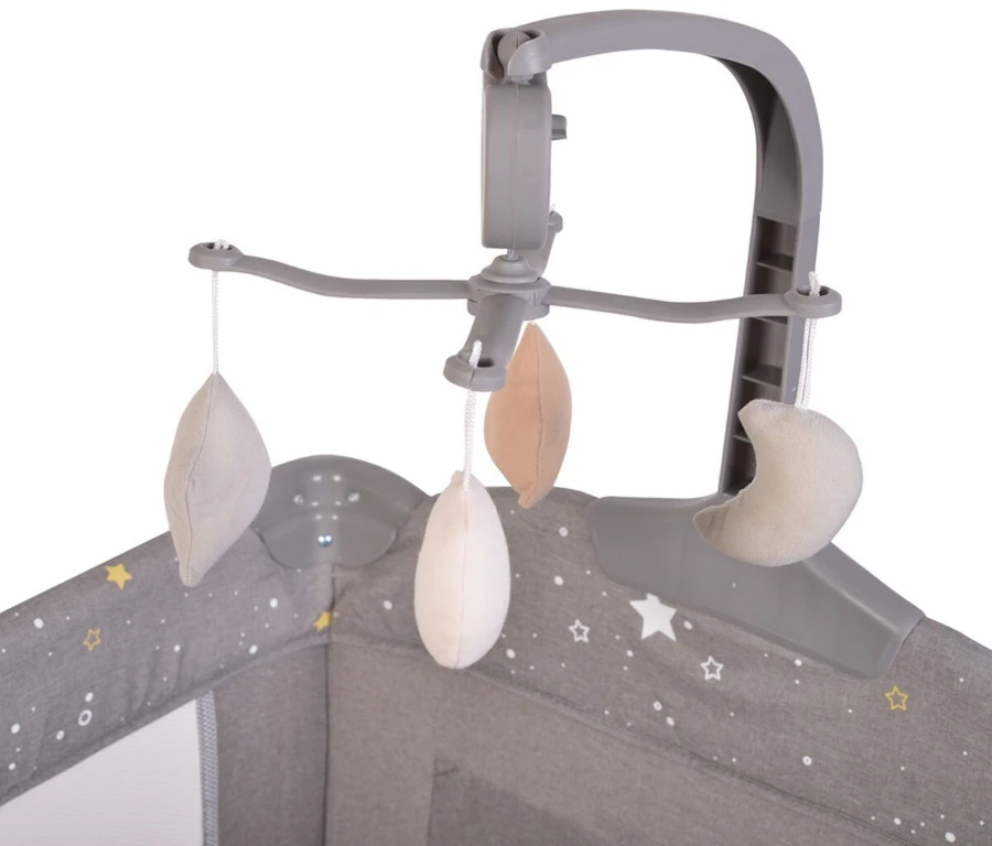 Cangaroo Once Upon A Time 3 Grey Campingbed Met Aankleedvlak 6 Cangaroo Once Upon A Time 3 Grey Campingbed Met Aankleedvlak - Afbeelding 4