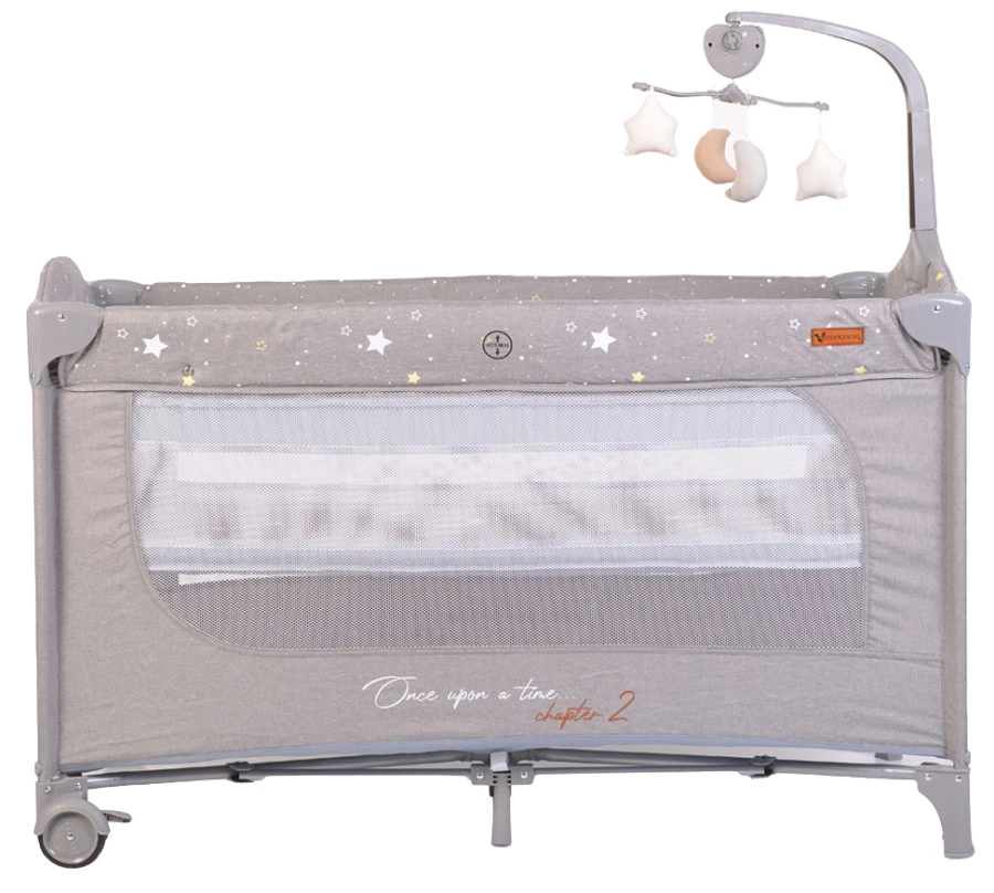 Cangaroo Once Upon A Time 2 Grey Campingbed 3 Cangaroo Once Upon A Time 2 Grey Campingbed