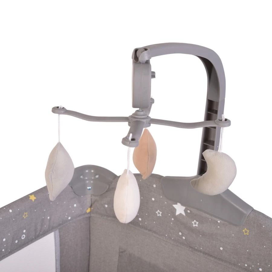 Cangaroo Once Upon A Time 2 Grey Campingbed 6 Cangaroo Once Upon A Time 2 Grey Campingbed - Afbeelding 4