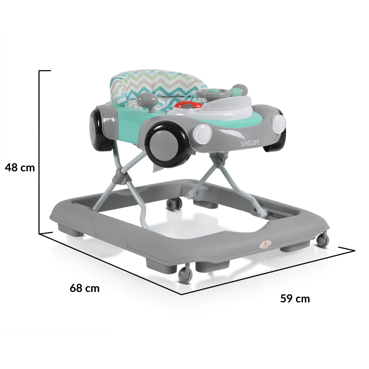 Cangaroo Shelby Mint Loopstoeltje 108887 11 Cangaroo Shelby Mint Loopstoeltje 108887 - Afbeelding 9