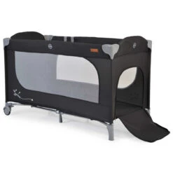 Cangaroo Skyglow 2 Black Campingbed Incl. Bodemverhoger -Baby Thuis Verkoop cangaroo skyglow 2 black campingbed 4