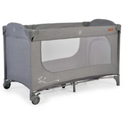 Cangaroo Skyglow 2 Grey Campingbed Incl. Bodemverhoger -Baby Thuis Verkoop cangaroo skyglow 2 grey campingbed 3