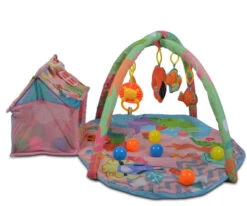 Cangaroo Happy Farm Pink Speelkleed 5328 -Baby Thuis Verkoop cangaroo speelkleed 2