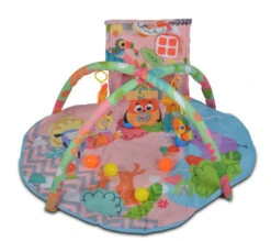 Cangaroo Happy Farm Pink Speelkleed 5328 -Baby Thuis Verkoop cangaroo speelkleed roze