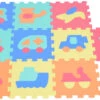 Cangaroo Voertuigen 10 Stuks Puzzelmat 1007B3 -Baby Thuis Verkoop cangaroo voertuigen 10 stuks puzzelmat