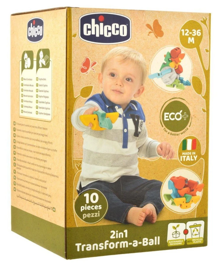 Chicco ECO+ 2-in-1 Bouw Een Bal Speelgoed C093741 11 Chicco ECO+ 2-in-1 Bouw Een Bal Speelgoed C093741 - Afbeelding 9