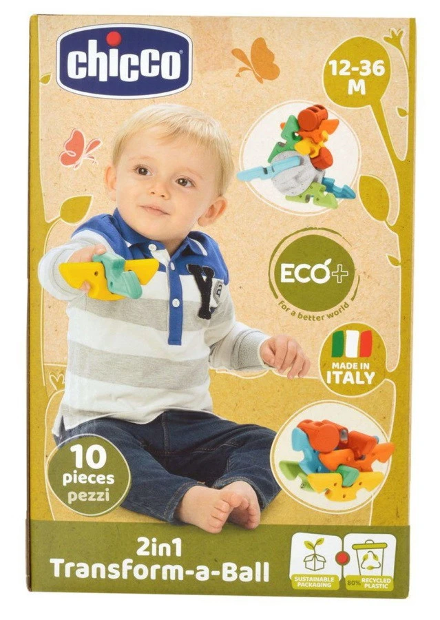 Chicco ECO+ 2-in-1 Bouw Een Bal Speelgoed C093741 10 Chicco ECO+ 2-in-1 Bouw Een Bal Speelgoed C093741 - Afbeelding 8