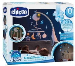 Chicco Next2Me Dreams Blue Muziekmobiel C07627.20 -Baby Thuis Verkoop chicco next2dreams blauw muziekmobiel 3