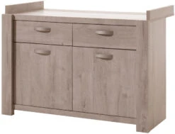 Meegroei Babykamer Amalia Grijs: Meegroei Ledikant, Commode En 2-Deurskast -Baby Thuis Verkoop commode amalia grijs