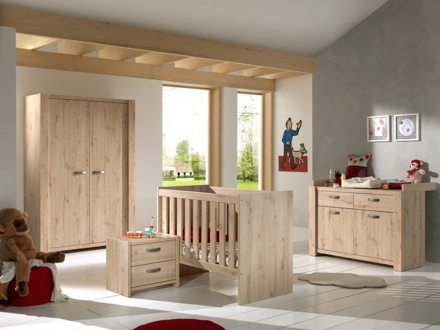 Commode Amalia Naturel AMA1BKO 3 Commode Amalia Naturel AMA1BKO