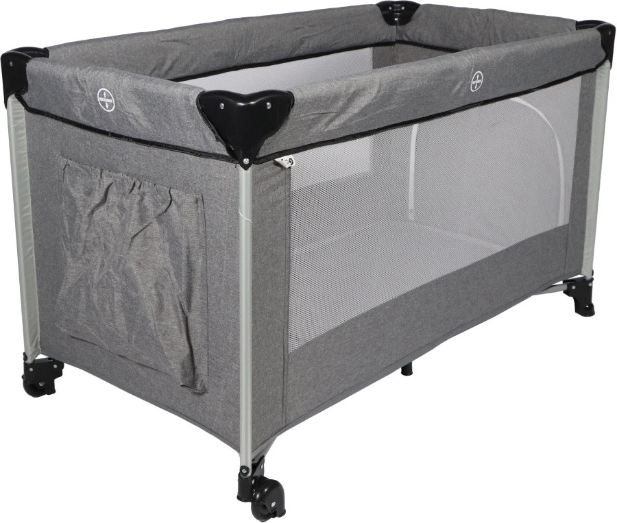 Ding Stripe Grey Melange Deluxe Campingbed DI-271804 5 Ding Stripe Grey Melange Deluxe Campingbed DI-271804 - Afbeelding 3