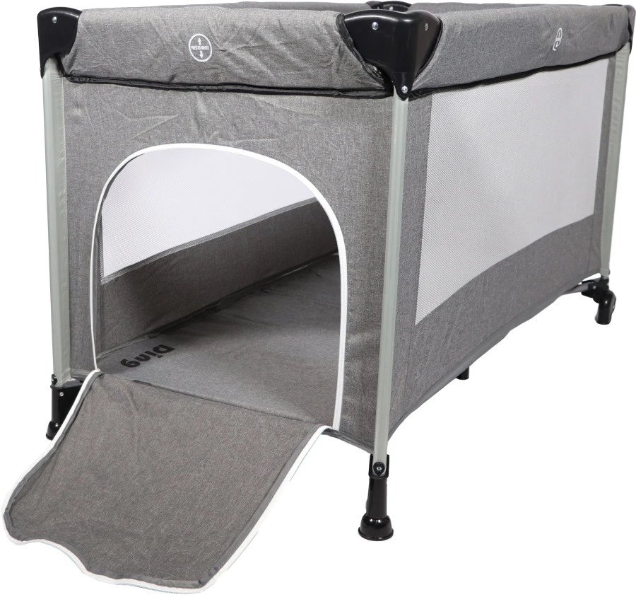 Ding Stripe Grey Melange Deluxe Campingbed DI-271804 12 Ding Stripe Grey Melange Deluxe Campingbed DI-271804 - Afbeelding 10