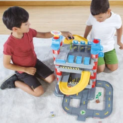 Dolu Parkeergarage Met 4 Etages Speelset 5159 -Baby Thuis Verkoop dolu garage speelset met 4 etages 7