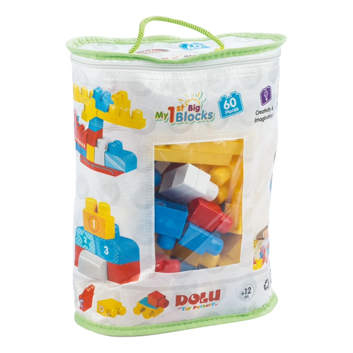 Dolu My First 60 Stuks Gekleurde Blokken 5019 - Afbeelding 10