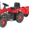 Dolu Rood Traptractor Met Aanhangwagen 8153 -Baby Thuis Verkoop dolu rood tractor met aanhangwagen 8153 1 1