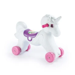 Dolu Unicorn Roze/Wit Hobbelpaard 2509 -Baby Thuis Verkoop dolu unicorn roze wit hobbelpaard 3