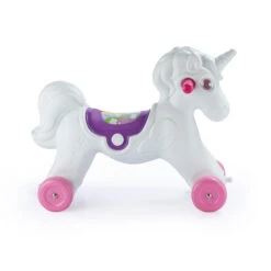 Dolu Unicorn Roze/Wit Hobbelpaard 2509 -Baby Thuis Verkoop dolu unicorn roze wit hobbelpaard 4