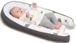 Doomoo Cocoon Bear Grey Babynest CO 03 -Baby Thuis Verkoop doomoo cocoon bear grey co03 2 1