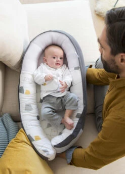 Doomoo Cocoon Bear Grey Babynest CO 03 -Baby Thuis Verkoop doomoo cocoon bear grey co03 8 1