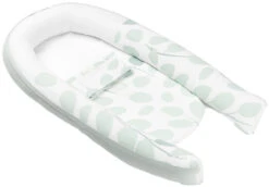 Doomoo Cocoon Leaves Aqua Green Babynest CO 08 -Baby Thuis Verkoop doomoo cocoon leaves aqua green babynest co 08