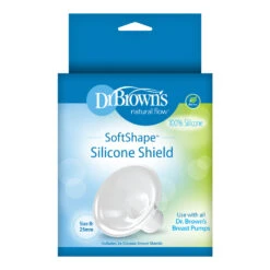 Dr. Brown's Dr Brown's Softshape Maat B Siliconen Borstschild 2 Stuks BF104 -Baby Thuis Verkoop dr brown s softshape siliconen borstschild 2 stuks 2 1