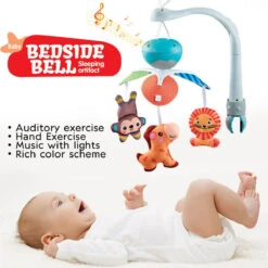 Eco Toys Animals Muziekmobiel HC597799 -Baby Thuis Verkoop eco toys blue babymobiel 3 1