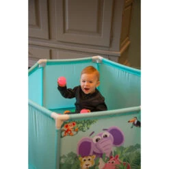 Eco Toys Jungle Turquoise Box En Ballenbak CH51012D -Baby Thuis Verkoop eco toys jungle turquoise box en ballenbak ch51012d 04