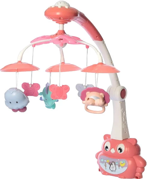 Eco Toys Owl Pink Muziekmobiel HC526731 3 Eco Toys Owl Pink Muziekmobiel HC526731