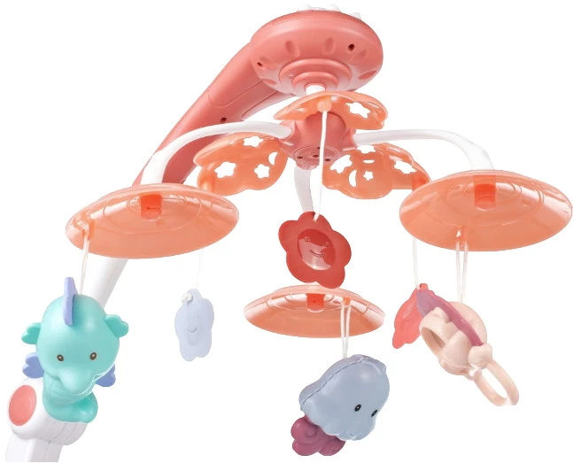 Eco Toys Owl Pink Muziekmobiel HC526731 4 Eco Toys Owl Pink Muziekmobiel HC526731 - Afbeelding 2