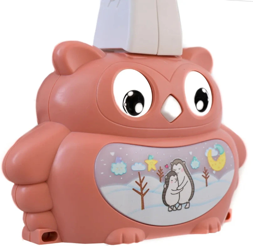 Eco Toys Owl Pink Muziekmobiel HC526731 5 Eco Toys Owl Pink Muziekmobiel HC526731 - Afbeelding 3