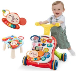 Eco Toys Study Desk Walker Yellow Loopwagen HC505278 -Baby Thuis Verkoop eco toys study desk walker yellow loopwagen hc505278 3