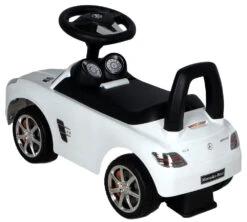 Eco Toys Mercedes SLS Wit Loopauto CLB-332 -Baby Thuis Verkoop ecotoys mercedes loopauto wit