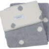 Zaffiro Ecru & Grijs Gestipt 75 X 100 Cm Wiegdeken 14970 -Baby Thuis Verkoop ecrugrijsstippen 5