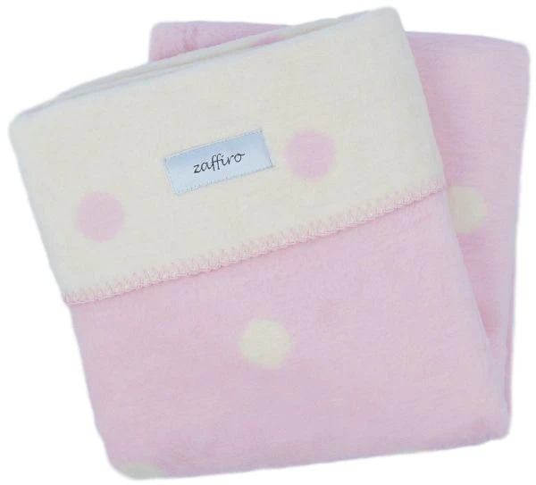 Zaffiro Ecru & Roze Gestipt 75 X 100 Cm Wiegdeken 14994 3 Zaffiro Ecru & Roze Gestipt 75 X 100 Cm Wiegdeken 14994