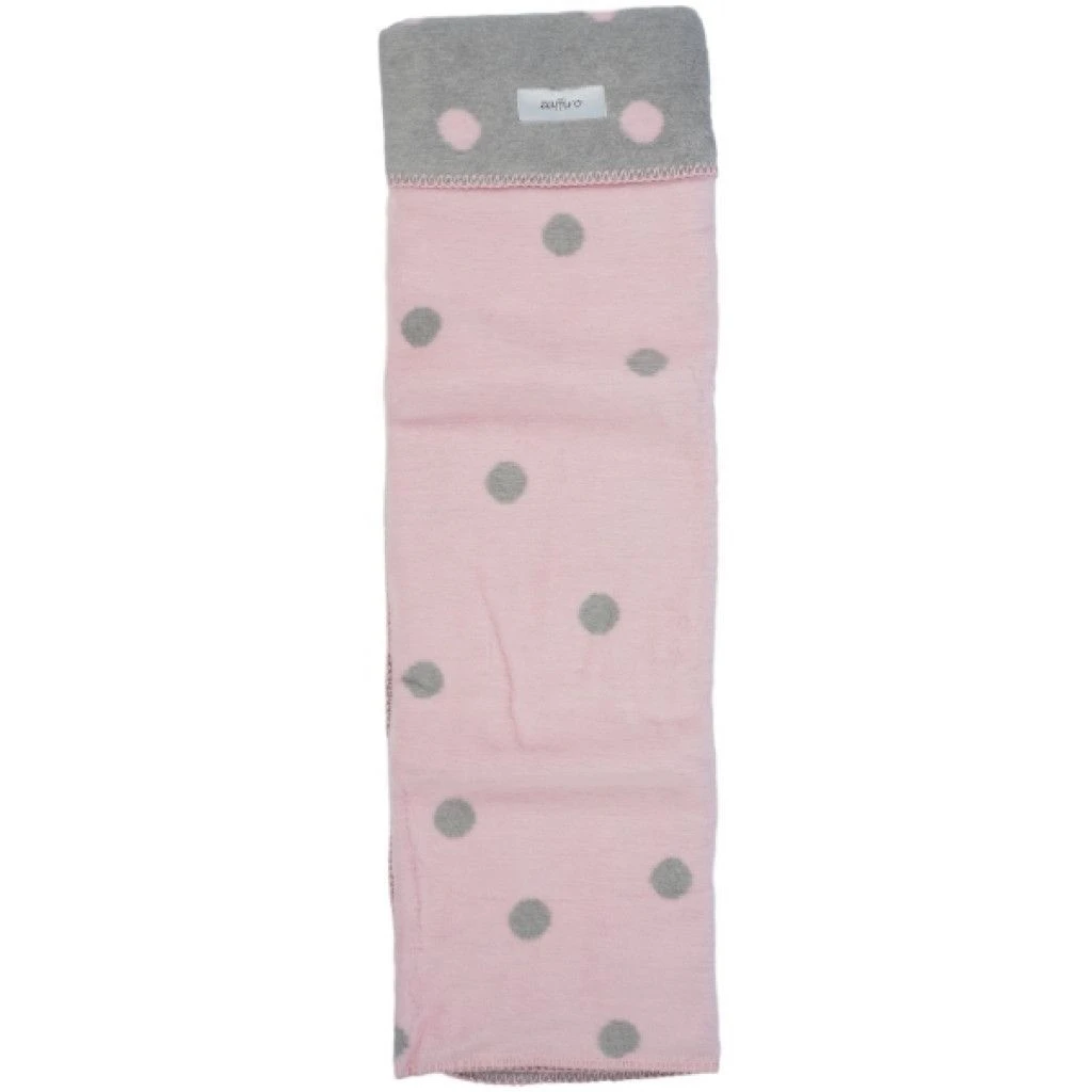 Zaffiro Grijs & Roze Gestipt 75 X 100 Cm Wiegdeken 15069 4 Zaffiro Grijs & Roze Gestipt 75 X 100 Cm Wiegdeken 15069 - Afbeelding 2