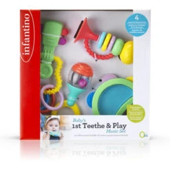 Infantino Baby's 1st Muziek Bijtringen Set BK-315074 -Baby Thuis Verkoop infantino baby s 1st muziek bijtringen set bk 315074 .6