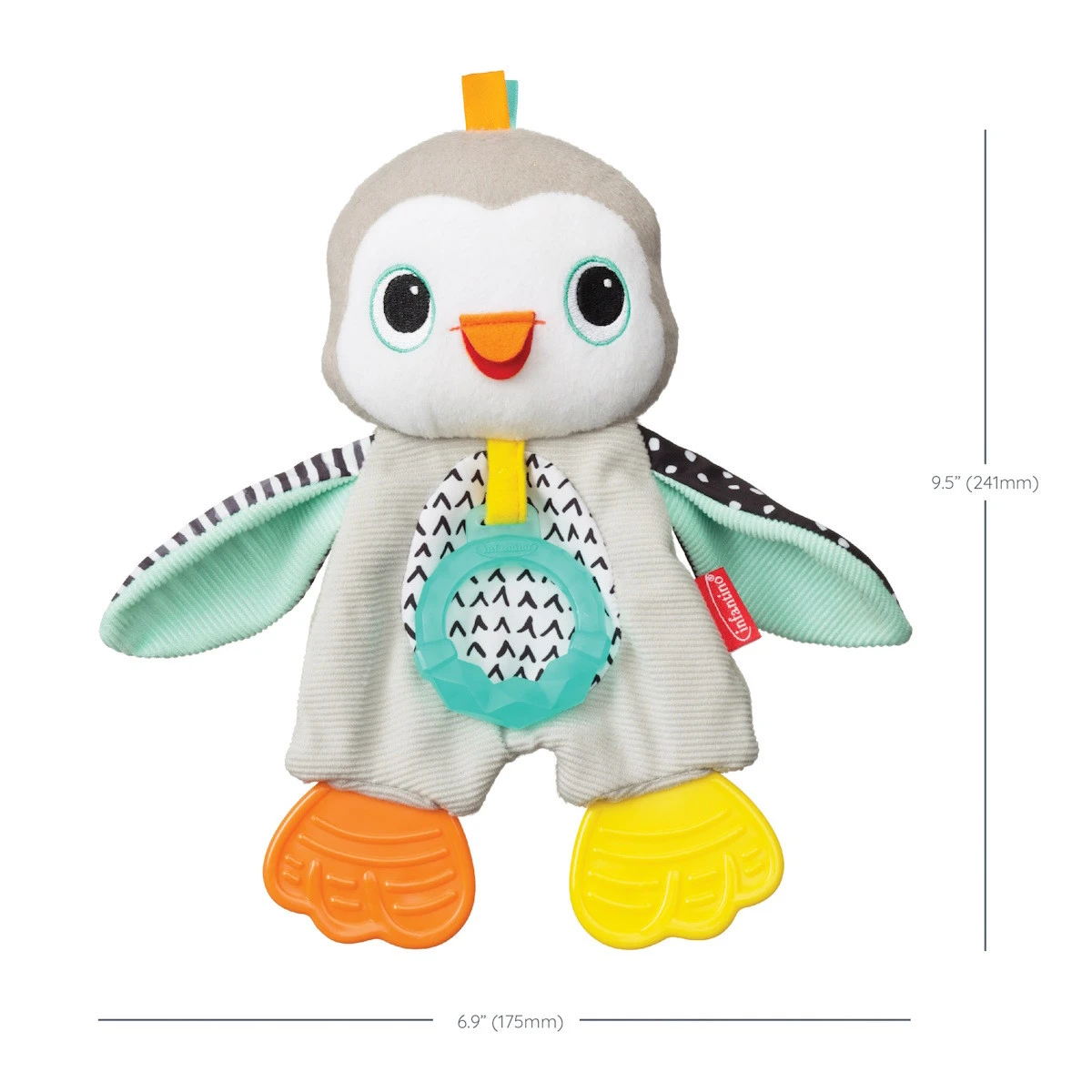 Infantino Cuddly Pinguin Bijtspeeltje BK-316329 10 Infantino Cuddly Pinguin Bijtspeeltje BK-316329 - Afbeelding 8