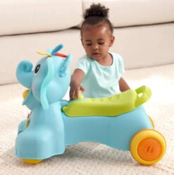 Infantino Sensory Ollie 3-in-1 Olifant Loopwagen BK-217023 -Baby Thuis Verkoop infantino ollie olifant 3 in 1 loopwagen 10