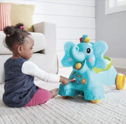 Infantino Sensory Ollie 3-in-1 Olifant Loopwagen BK-217023 -Baby Thuis Verkoop infantino ollie olifant 3 in 1 loopwagen 13