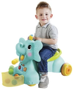 Infantino Sensory Ollie 3-in-1 Olifant Loopwagen BK-217023 -Baby Thuis Verkoop infantino ollie olifant 3 in 1 loopwagen 7