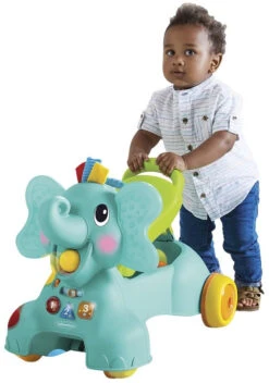 Infantino Sensory Ollie 3-in-1 Olifant Loopwagen BK-217023 -Baby Thuis Verkoop infantino ollie olifant 3 in 1 loopwagen 8