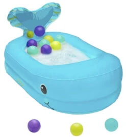 Infantino Whale Bubble Opblaasbaar Babybadje Bk-205016 -Baby Thuis Verkoop infantino whale bubble opblaasbaar badje bk 205016 5