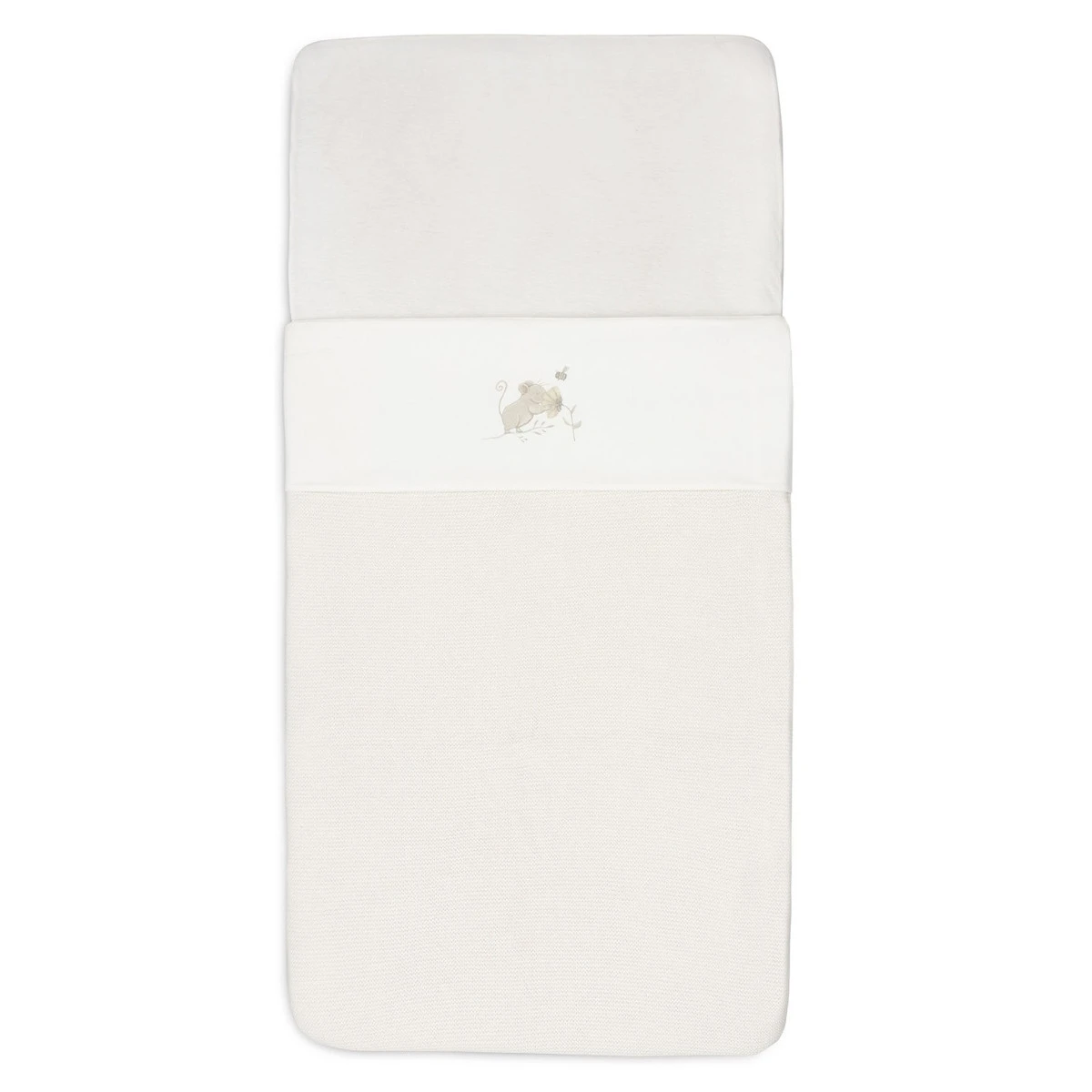 Jollein Dreamy Mouse 120 X 150 Cm Ledikantlaken 008-524-67056 - Afbeelding 2