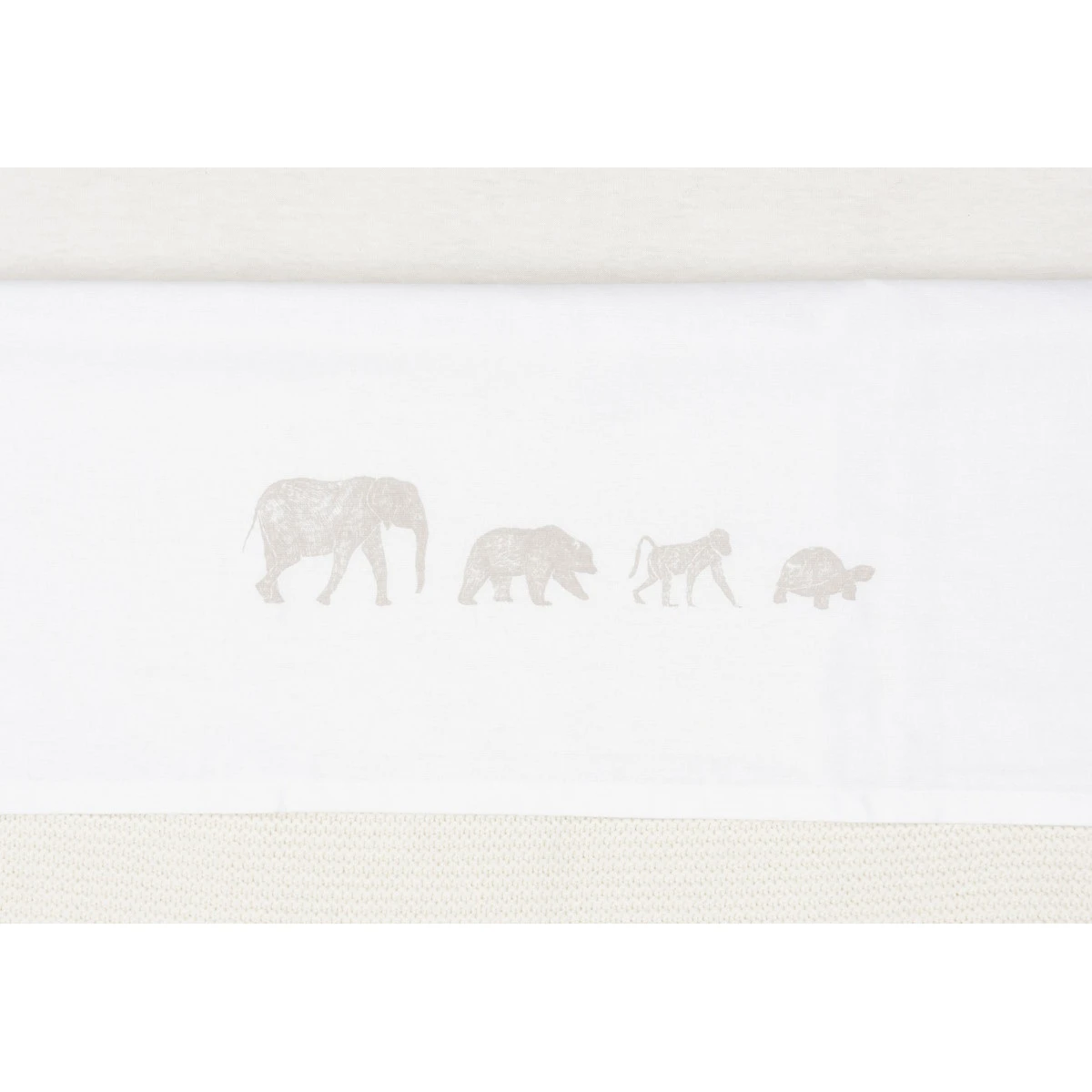 Jollein Animals Nougat 120 X 150 Cm Ledikantlaken 008-524-67044