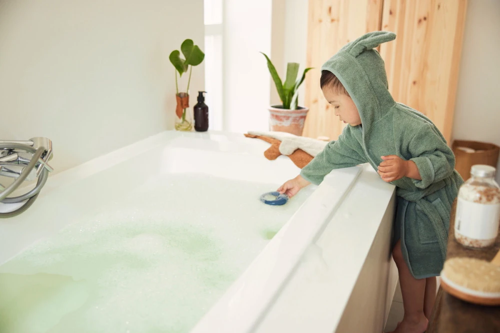 Jollein Ash Green 3-4jr Badjas 060-809-00095 8 Jollein Ash Green 3-4jr Badjas 060-809-00095 - Afbeelding 6